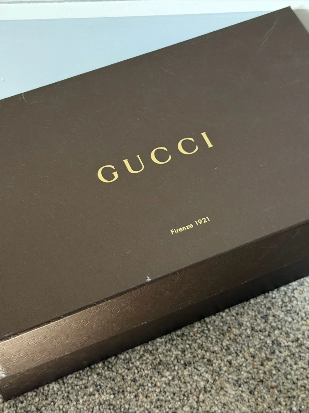 Gucci white leather